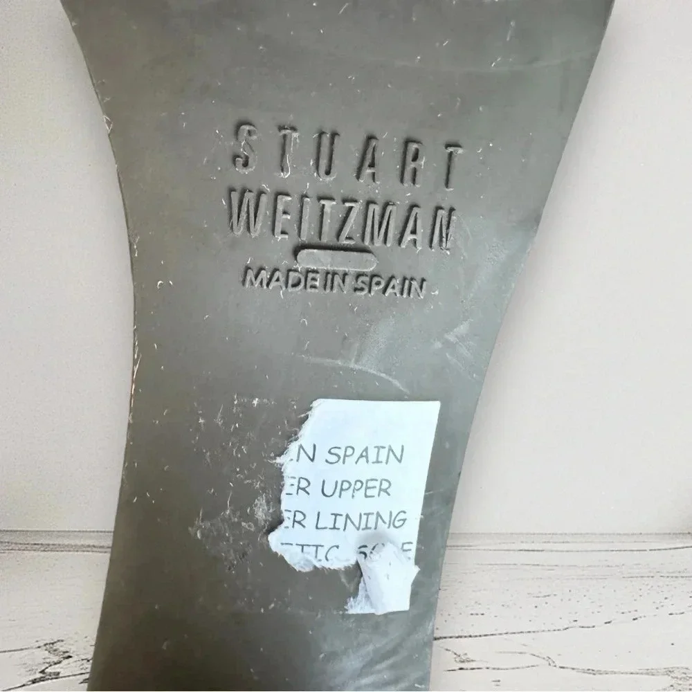 Stuart Weitzman Highland Heel Boot in Taupe Size 37